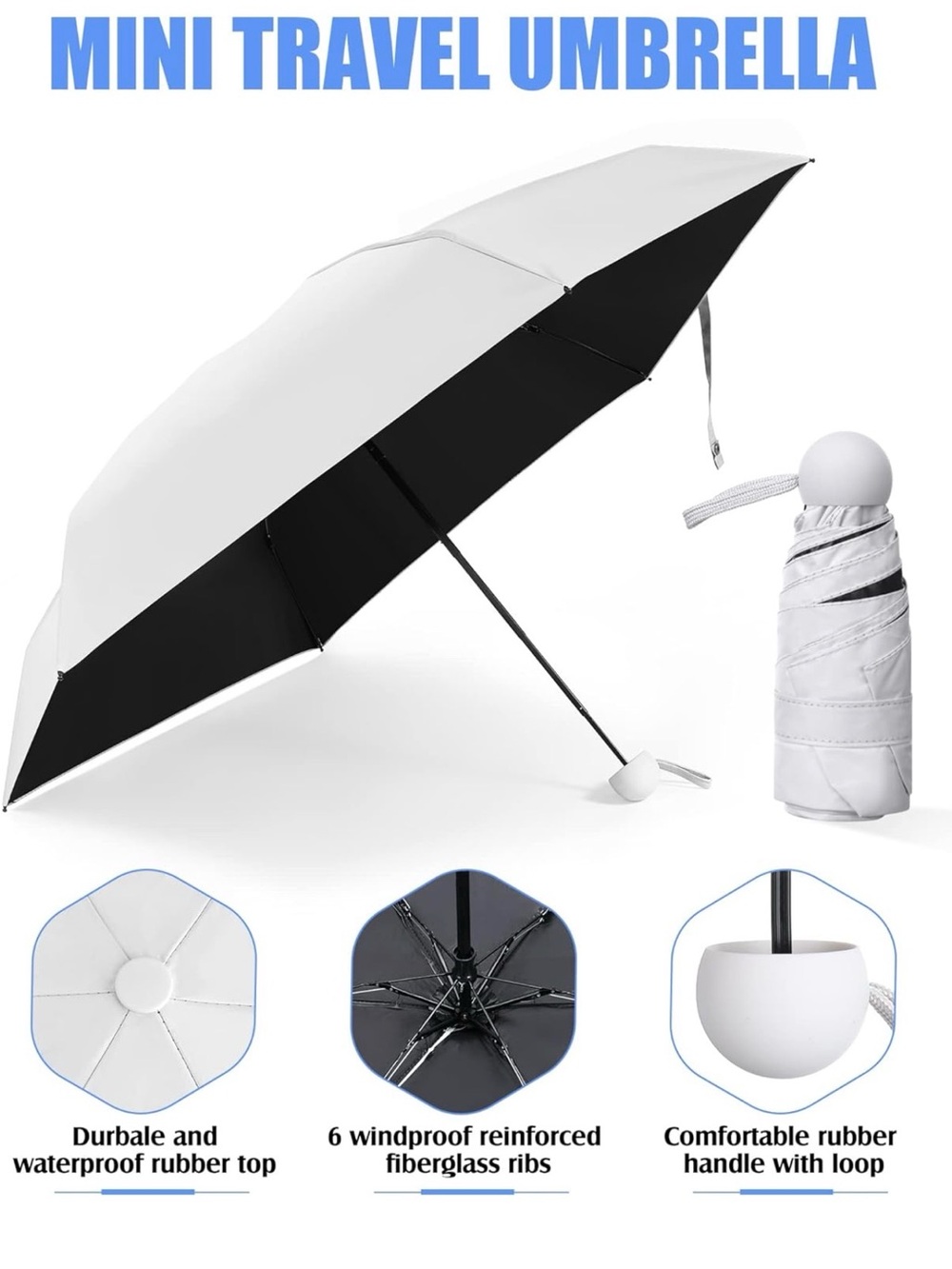 Compact Mini Travel Umbrella